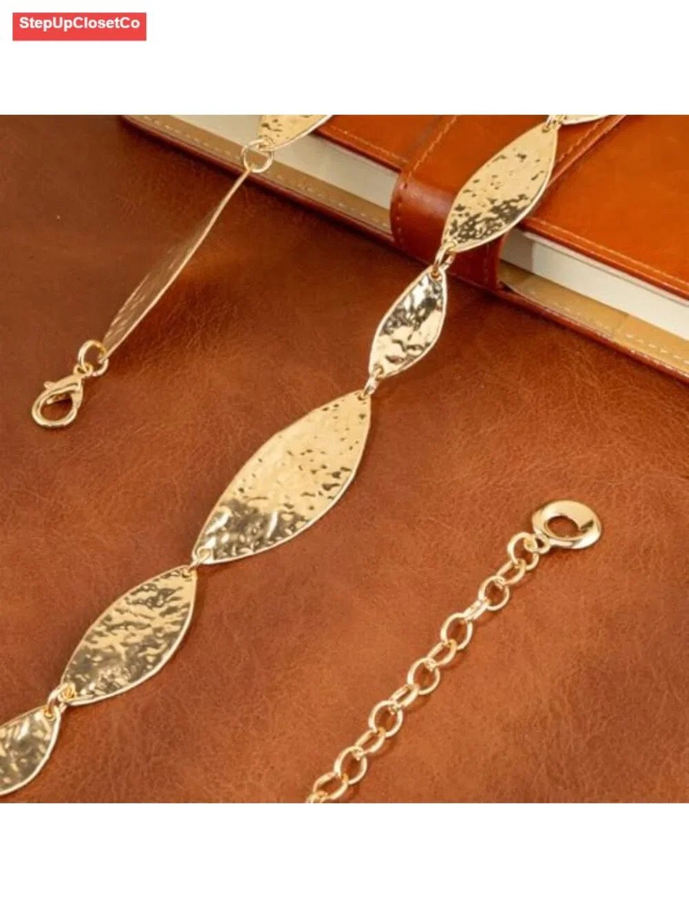 Adjustable Waist Chain Belt Women Metal Link Belt for Jeans Dresses
